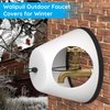 Outdoor Faucet Covers for Winter 2 Pack, Foam Outdoor Faucet Cover for Freeze Protection, Reusable Spigot Covers Winter Insulated, Outside Hose Bib Cover for Winter Insulation