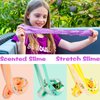 Cloud Slime Kit, 9 Pack Slimes with Peachybaby, Watermelon, Rainbow, Blue Cute Slime Charms, Scented DIY Putty Sludge Toy Gifts for Girls and Boys