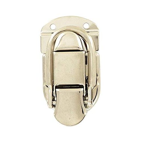 Ohio Travel Bag Drawbolt Catch, 2-3/8 Inch, Nickel Finish, Steel, L-1468-NP