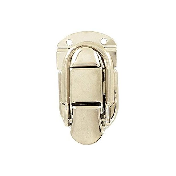Ohio Travel Bag Drawbolt Catch, 2-3/8 Inch, Nickel Finish, Steel, L-1468-NP