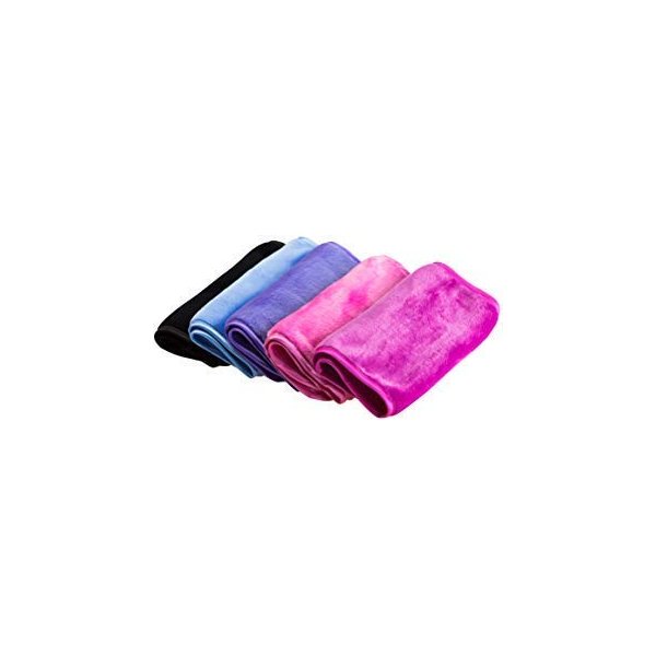 Nugilla Makeup Remover Cloth, 13x7 Inch Reusable Makeup Remover Towels, Microfiber Fast Drying Facial Washcloth, Soft Face Towels for Washing Face