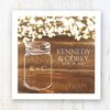 Country Sparkler Personalized Luncheon Napkins / 100 White Paper Uncoined Rustic Lights Napkins With Choice Of Font / 6 1/2'' x 6 1/2'' Folded Custom Napkins/Made In The USA