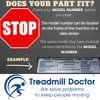 Treadmill Doctor Walking Belt for The Proform 525 Treadmill Model Number PFTL52571 Parts Number 173063