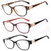 Success Eywear Reading Glasses 3 Set Value Quality Readers Fashion Crystal design reading glasses Women +3