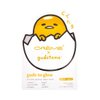 The Crème Shop Gudetama Glow Sheet Mask (3 Count) Vitamin C, Niacinamide, Collagen, Brightening, Oil Control & Revitalizing Youthful Glow