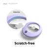 elago Basic Case Keychain Compatible with AirTag - Keys, Backpacks, Purses, Golf Rangefinders, Slim and Simple Design, Scratch-Free,Premium Silicone, Safe for Kids and Pets [Lavender]- 1PC
