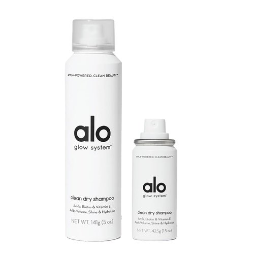 Alo Yoga Alo Restore and Refresh Dry Shampoo (5 Oz) + Travel Size (1.5 Oz) - Powerfully Lifting and PFA Free, Revives and Volumizes Hair - Set of 2