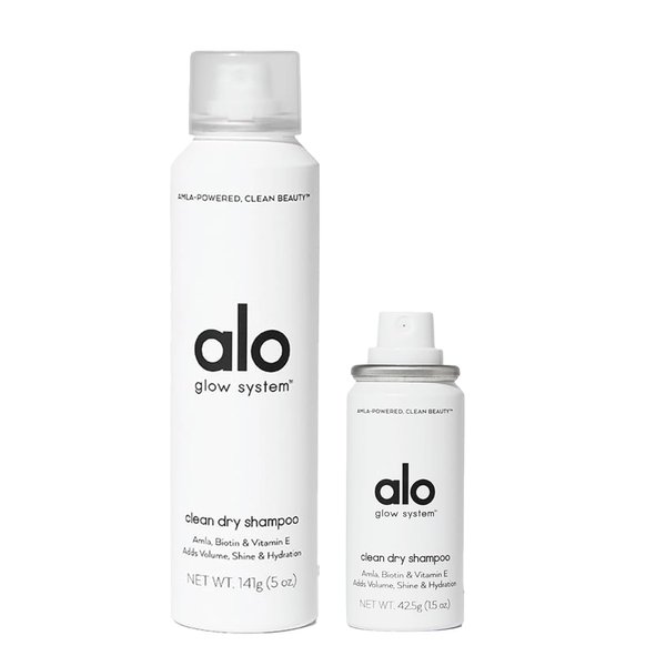 Alo Yoga Alo Restore and Refresh Dry Shampoo (5 Oz) + Travel Size (1.5 Oz) - Powerfully Lifting and PFA Free, Revives and Volumizes Hair - Set of 2