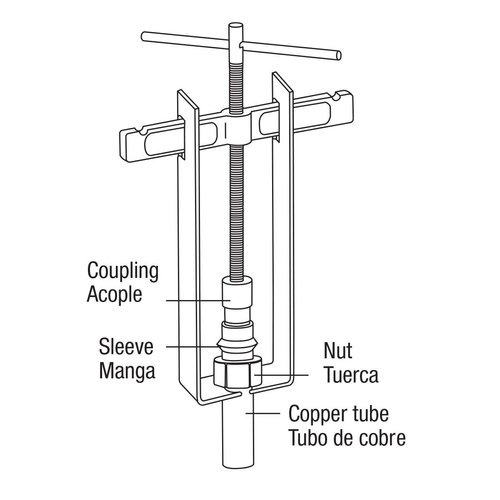 Prime-Line RP77233 Adjustable Faucet Handle and Compression Sleeve Puller (Single Pack)