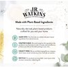 J.R. Watkins Daily Moisturizing Lotion – Body Cream in Pump Dispenser – Hydrating Skin Cream Made with Shea Butter, Cocoa Butter, Coconut Oil & Vitamin E, Lemon Cream, 18 fl oz