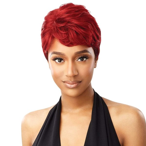 Outre Fab and Fly Full Cap Wig Human Hair Color Queen HH BEVERLY (NBLK)