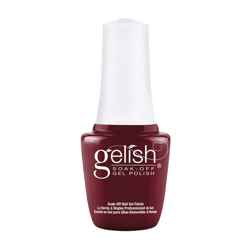 Gelish MINI A Touch Of Sass Soak-Off Gel Polish, Red Gel Nail Polish, Red Nail Colors, Red Gel Polish, 0.3 oz.