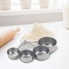 Mrs. Anderson’s Baking Measuring Cups, Engraved Measurements for Liquid or Dry Ingredients, Stainless Steel, 4-Piece Set