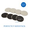 Kayzn Furniture Sliders 8pcs 3 1/2 inch - Heavy Duty Reusable Round Sliders for Moving Furniture on Carpet, Easily Move Couches/Beds/Armoires