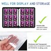 9 Pocket Trading Card Binder, 900 Pockets Basketball Card Binder for MTG, Top loading Pockets Card Collector Album, PU Leather Card Collector Folder for Game Cards, Sports Cards (Red)