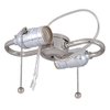 B&P Lamp® 2-Light S Type Cluster Body with Pull Chain Sockets (Silver)