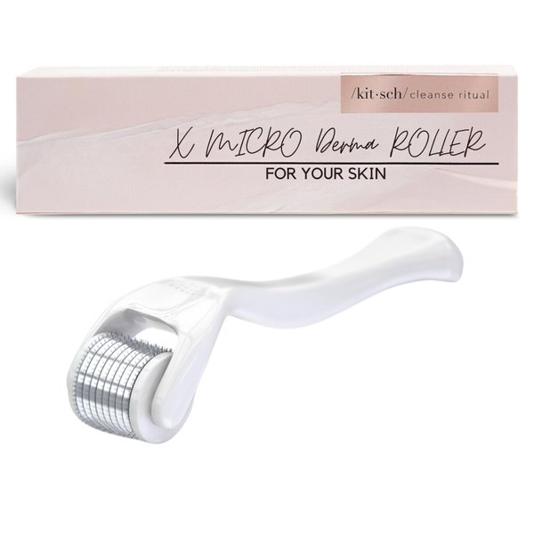 Kitsch Roller for Face | Face Roller Skin Care Tools | Roller for Beard | (White)