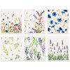 Remagr Swedish Kitchen Dish Towels Wildflowers Reusable Sponge Cleaning Cloths Absorbent Quick Drying Washable Cleaning Wipes No Odor Hand Towel (6)