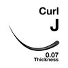 EMILYSTORES Lash Extensions 0.07mm Thickness J Curl Length 8mm Natural Looking Easy Fan Eye Lashes For Eyelash Extensions(0.07,J,8mm)