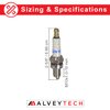 AlveyTech A7RTC Spark Plug - to Replace NGK/Torch Plugs for Honda Coolster TaoTao 4 Wheeler ATV, Quad, Moped Scooter, Go Kart, and Mini/Dirt/Pit Bike with GY6 Engine not Pack