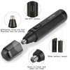 DELIFO Nose Hair Trimmer, Painless Ear and Nose Hair Trimmer for Men Women Cordless Waterproof Nose Hair Remover Dual Edge Blades Easy Cleansing Eyebrow Trimming Tool