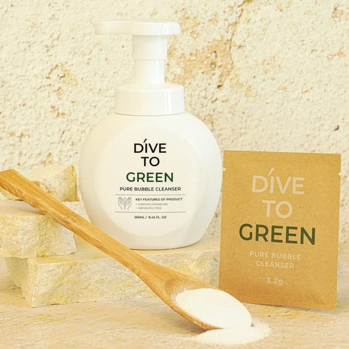 LON.G DIVE TO GREEN Pure Bubble Facial Cleanser