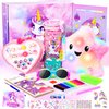 39PCS Unicorns Gifts for Girls Kids Toys 3 4 5 6 7 8 9 10 Years Old-Decorate Your Water Bottle Kits for Girls/Light Up Star Pillow Unicorn Diamond Painting Toys Gifts for Girls Birthday Christmas
