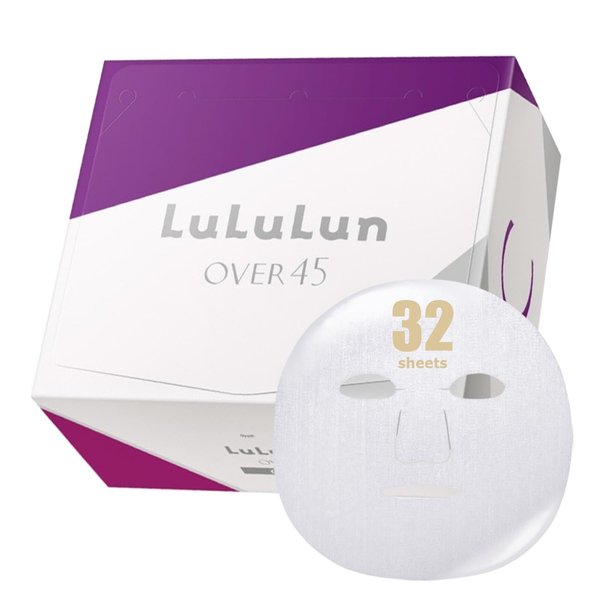 Lululun 32pc Anti-aging Facial Sheet Mask, Face Mask Pack Set Skin Care for Beauty, Over 45 Iris Blue