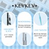 KevKev Lash Extension Kit 168Pcs Lash Clusters Kit DIY Eyelash Extension Kit Lash Bond and Seal Lash Applicator Tool Lash Remover for Eyelash Extensions(Cirrus,D-8-18mix)