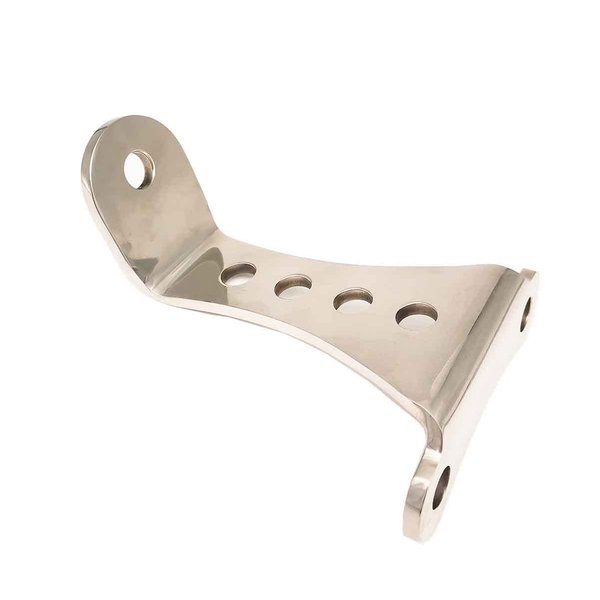 No-Brow Headlight Mount Harley Sportster Big Twin Triumph Universal 3.5" 304 Stainless Steel Mirror Surface Finish