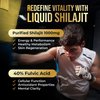 Pure Himalayan Shilajit Liquid Drops - 1000mg Natural Shilajit Drops - 85+ Trace Minerals & 40% Fulvic Acid for Energy Boost, Detox Cleanse, Strength & Immunity Support - 50 Day Supply