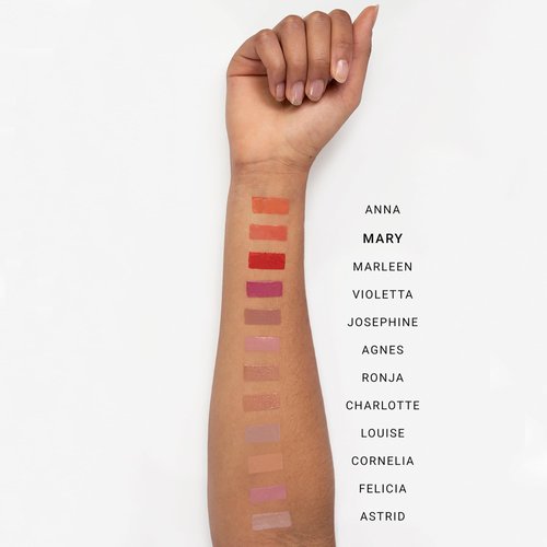 IDUN Minerals Lip Gloss - Soft, Creamy Formula for Velvet Soft, Shiny Pout - Intense Vitamin E Hydration for Dry, Chapped Lips - Non-Sticky, Long Lasting Pigment - 012 Mary - 0.27 oz