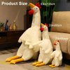 UEncounter Chicken Stuffed Animal Soft Chicken Plush Pillow Cute Stuffed Chicken Plush Toy for Kids Adults (White, 20 Inch), Small, 2026069GEJILJ8JQ9PT2NQ0UE