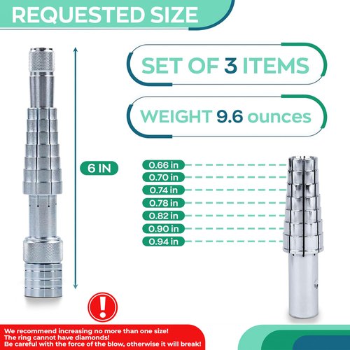 Ring Stretcher Finger Ring Size Adjuster - Wedding Band Ring Extender Ring Sizer Kit Jewelry Ring Size Adjuster Engagement Ring Size Adjuster - Ring Fitter Jewelry Making Tools Ring Size Expander