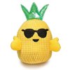 Zanies Hawaiian Breeze Pineapple Dog Toy Lot of 2