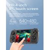 RG405M Retro Game Handheld Game Console, Aluminum Alloy Shell 4-inch IPS Touch Screen 640*480 Resolution Compatible with Google Play Store Built-in 128G TF Card Pre-loaded 3172 Games