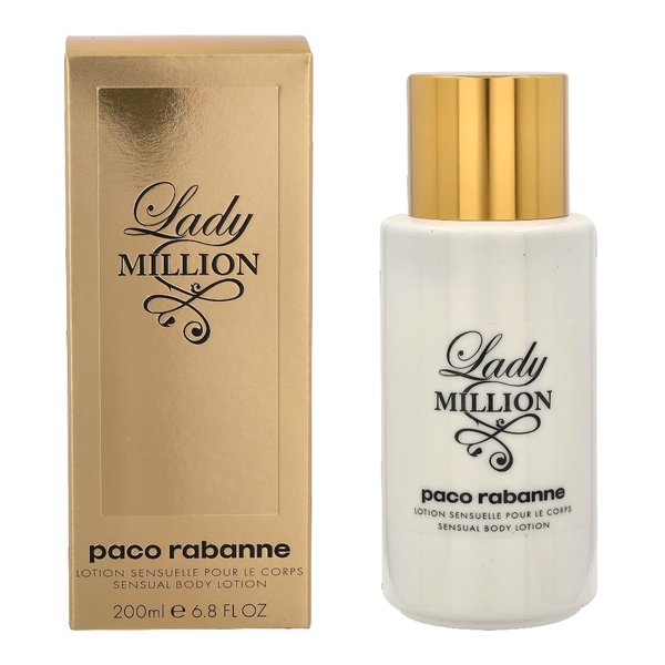 Paco Rabanne Lady Million Women Body Lotion, 5.1 Ounce