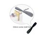 skrnrhrery Mini Propeller, Suitable for RC Aircraft Special Nylon Props Central axis 0.8MM Blade Length 46/42/37/MM Positive and Negative AB propellers Mini Quadcopter Accessories (46mm)