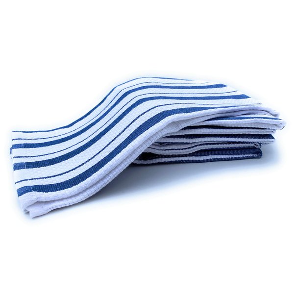 Williams-Sonoma Classic Stripe Kitchen Dish Towels, Set of 4 (Bright Blue)