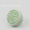 ISCRIO Scalp Massager, 2 Pack Shampoo Brush, Scalp Exfoliator for Dandruff Removal, Scalp Scrubber with Soft Silicone Bristles, Scalp Massager for Hair Growth (Green&Beige)