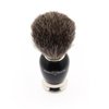 Edwin Jagger S81M586AMZ Imitation Ebony & Nickel Classic Shaving Set with Pure Badger Shaving Brush and Mach 3 Razor for Shaving Cream or Soap for Men and Women