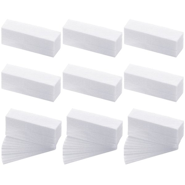 800 Pcs Eyebrows Wax Strips Non Woven Waxing Strips Hair Removal Wax Paper Facial and Body Epilating Strips for Girls Women Men