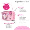 WonderBuddy Kids Screen-Free Audio Player, 500+ Preloaded Stories & Rhymes with Storybook DIY Art Kit, Voice Recorder, Content Upgrade, Bluetooth, Christmas Birthday Gift for Girls 3+ Years- Unicorn