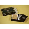 Modiano Texas Poker Jumbo Index Brown & Black Plastic Playing Cards Set