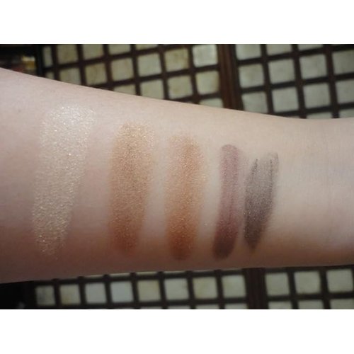 BYS Women's 5-Piece Eye Shadow Palette, Natural Delight Eye Pigments