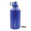 GEOJUG Stainless Steel Vacuum-Insulated Water Bottle (24-Oz.; Black)