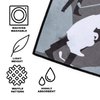 Funny Camo Golf Towel for Men - Sturdy Carabiner Clips to Bag - Absorbent Microfiber Fabric - Look Closer to See Graphic Golfers Hidden in The Camo (Gray)