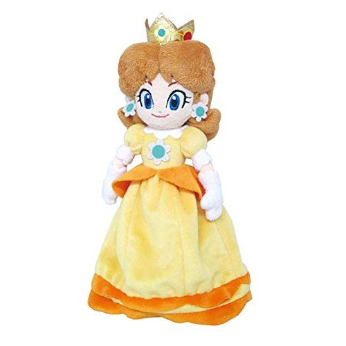 Little Buddy Super Mario All Star Collection 1419 Daisy Stuffed Plush, 9.5"