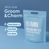 NAISTURE15 MIN GROOM ME KIT FOR INSTANT CHARM- SPECIAL CARE FOR MAN-Hair Mask, Collagen Mask, Tea Tree Mask, Hyaluronic Acid, Eye Mask (5 packs)