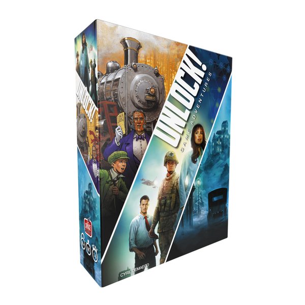 Unlock! Game Adventures Card Game - Escape Room-Inspired Cooperative Adventure, Fun Family Game for Kids and Adults, Ages 10+, 1-6 Players, 1 Hour Playtime, Made by Space Cowboys